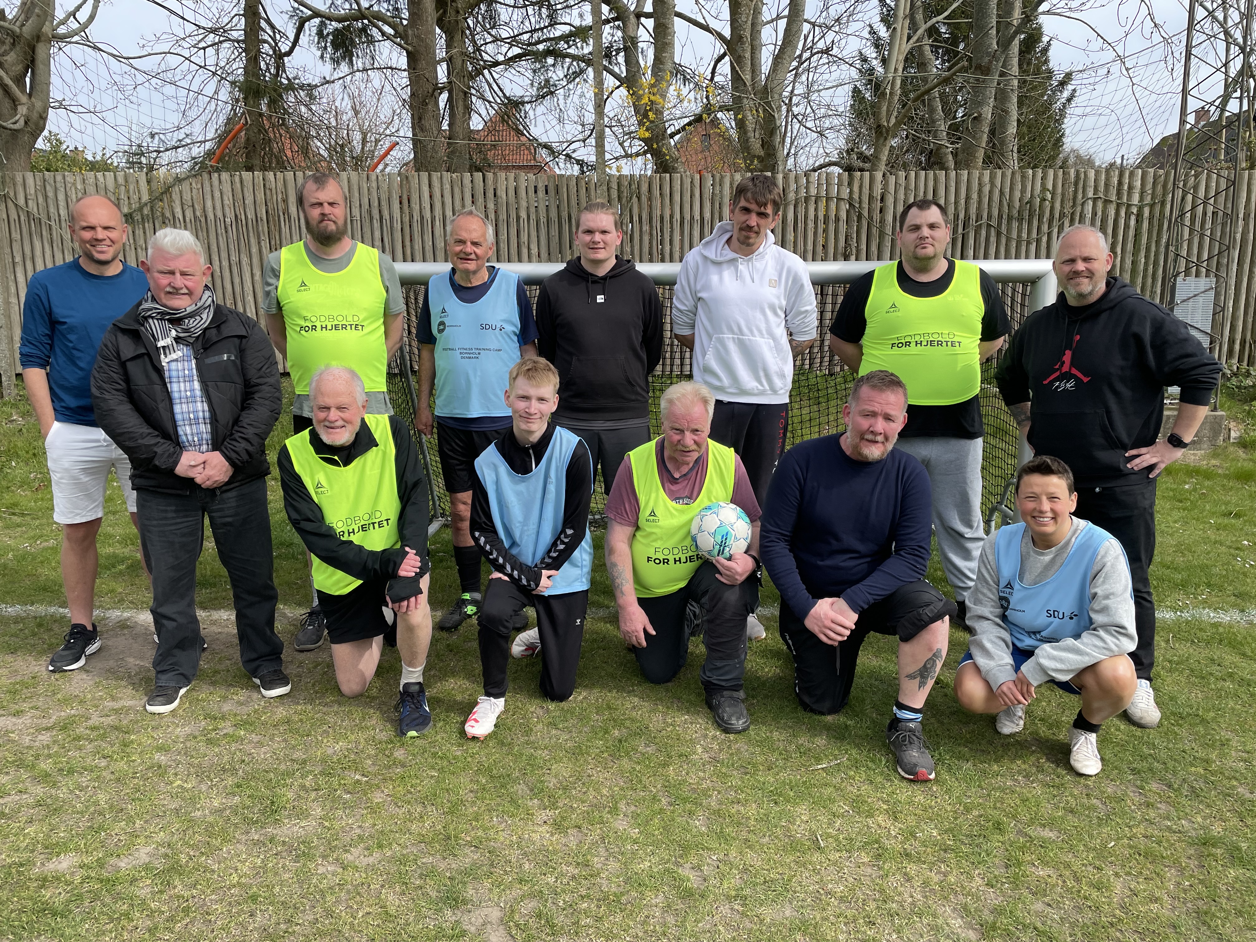 Svendborgs OMBOLD-hold til onsdagstræning på FC Kurants baner