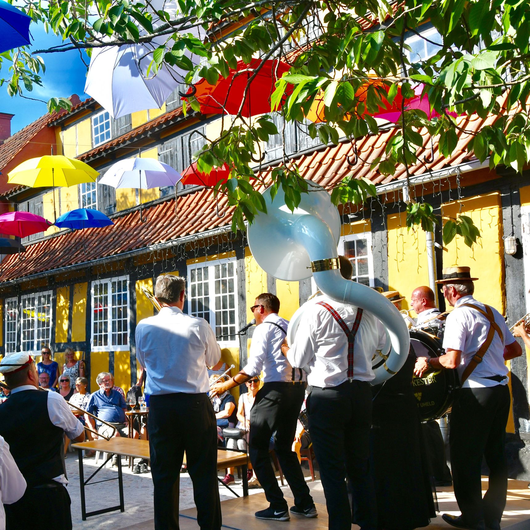 Live-musik under åben himmel i Svendborg