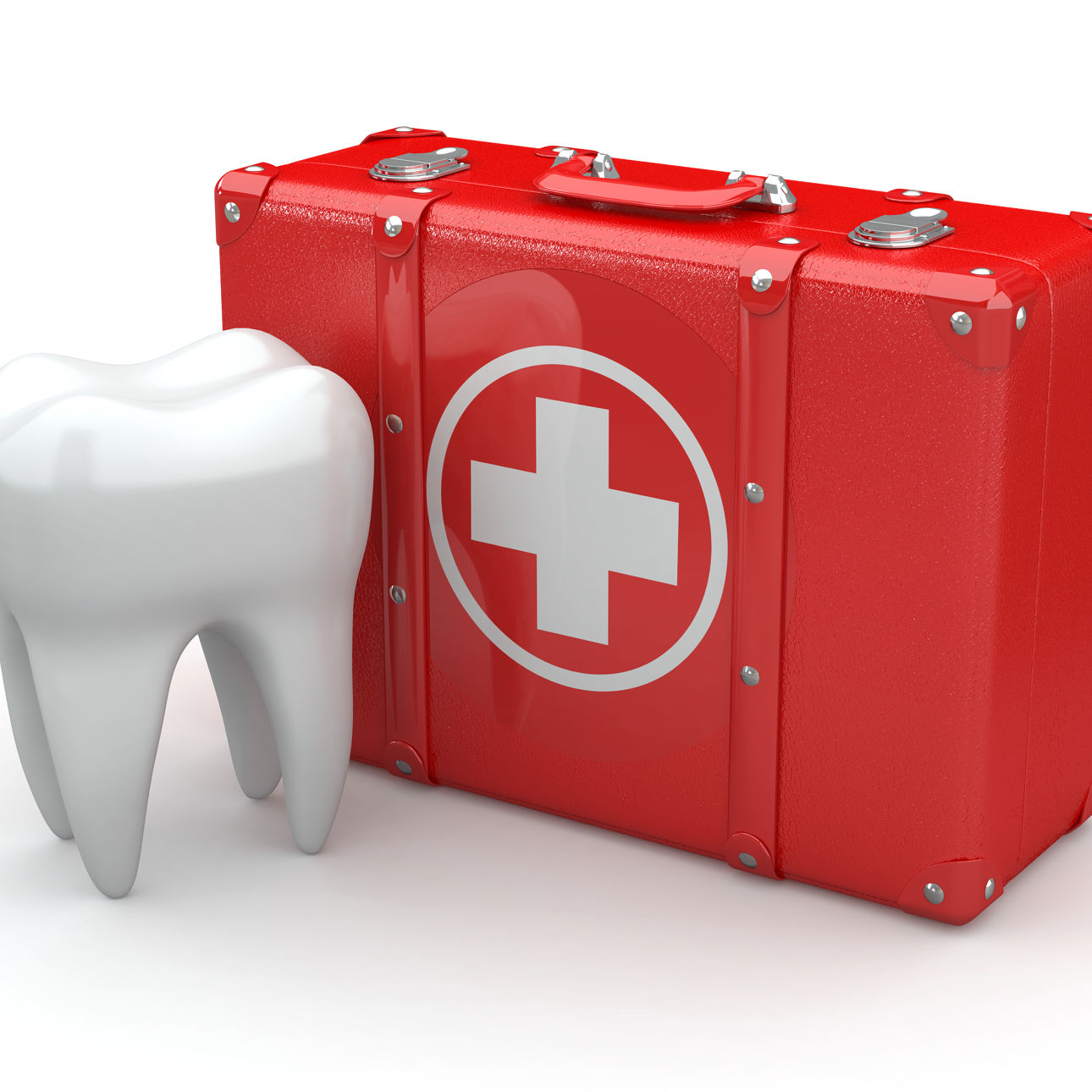 Førstehjælpskuffert og tand